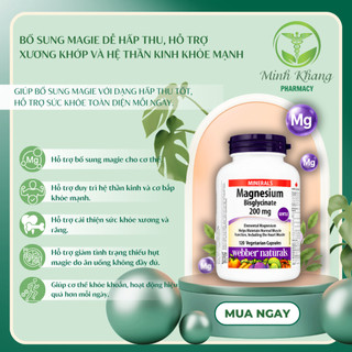 MAGNESIUM BISGLYCINATE - Bổ sung Magie dễ hấp thu, hỗ trợ xương khớp và hệ thần kinh khỏe mạnh.