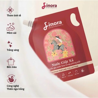 [Mua 3 Tặng 3] Combo 6 Túi Nước Giặt Finora (1L/Túi) - Hương Nước Hoa Premium Sang Trọng, Bền Mùi