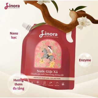 [Mua 3 Tặng 3] Combo 6 Túi Nước Giặt Finora (1L/Túi) - Hương Nước Hoa Premium Sang Trọng, Bền Mùi