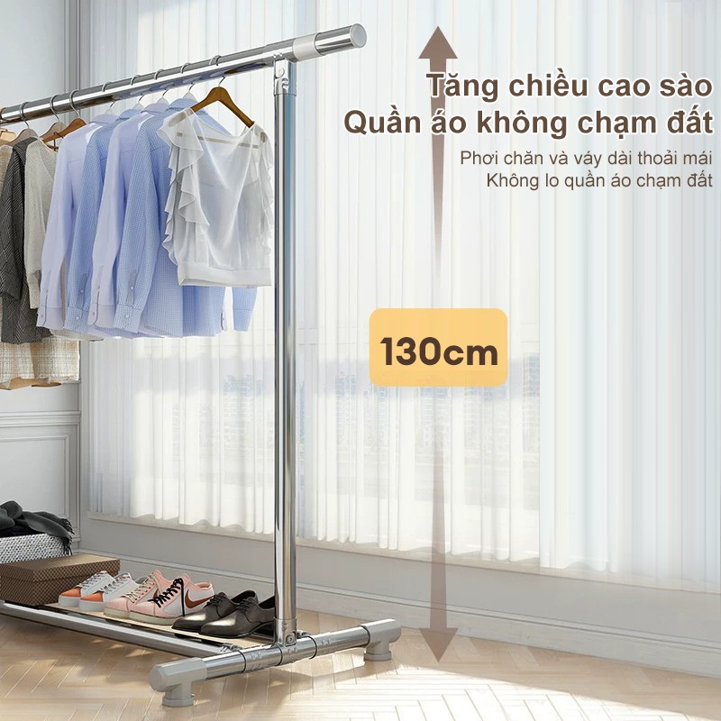 𝐎𝐥𝐢𝐟𝐞 Xào Đồ Treo Quần Áo Bền Giá Phơi Quần Áo Ngoài Trời Chống Gió Giá Treo Quần Áo Có Thể Điều Chỉnh Độ Dài Chống Gỉ