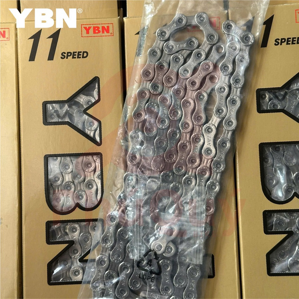 Sên Xích Xe Đạp 11 Tốc Độ YBN S11  116L/126L Đài Loan Kèm Khoá Sên