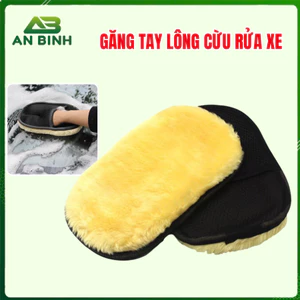 Gang Tay Rửa Xe Lông Cừu - Bao Tay Lau Xe Ô Tô, Xe Máy Chuyên Dụng