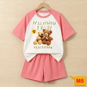 SET BỘ THUN RAGLAN "IT'S A PICNIC" GẤU BÔNG – THIẾT KẾ THỜI TRANG THEO GU RIÊNG CỦA BẠN!