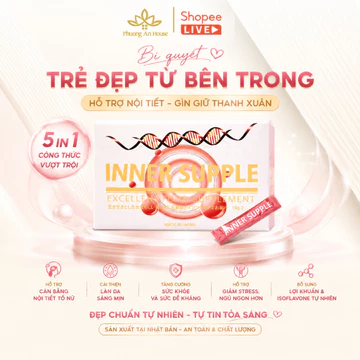 Thực Phẩm Chức Năng Inner Supple Nhật Bản Cân Bằng Nội Tiết Tố Nữ Hộp 28 Gói