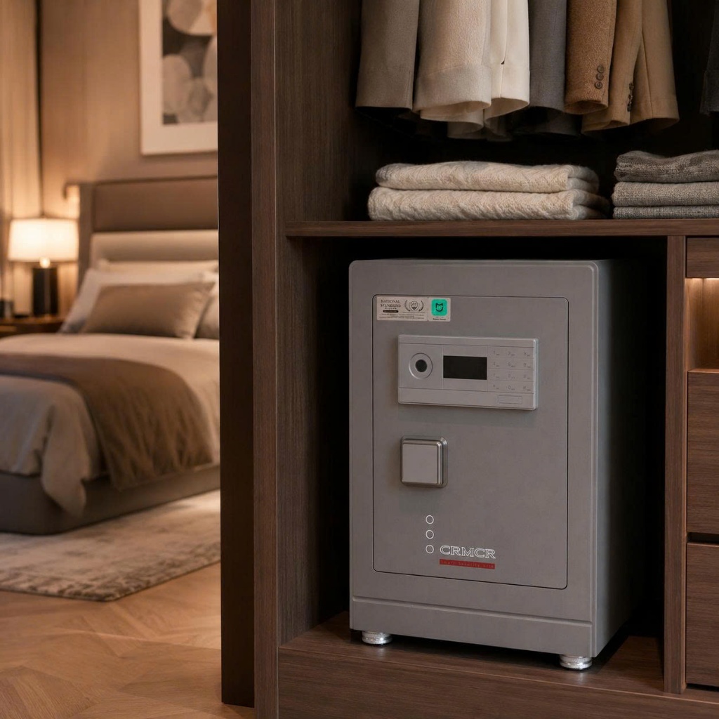 Két Sắt Nhập Khẩu Xiaomi CRMCR 45LB 61LB 71LB 81LB Vân Tay Điện Tử, Xác Minh Danh Tính Người Mở
