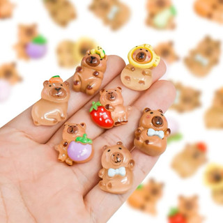 Combo 20 Túi Mù (Tự Xé) Capybara, Charm Slime Đồ Handmade, DIY, Trang Trí Tiểu Cảnh