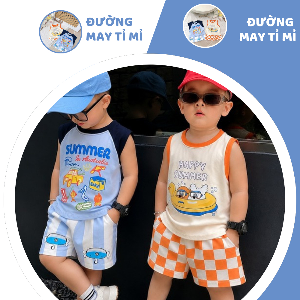 [À ƠI SHOP] D64- set 2 bộ ba lỗ summer- a100.382