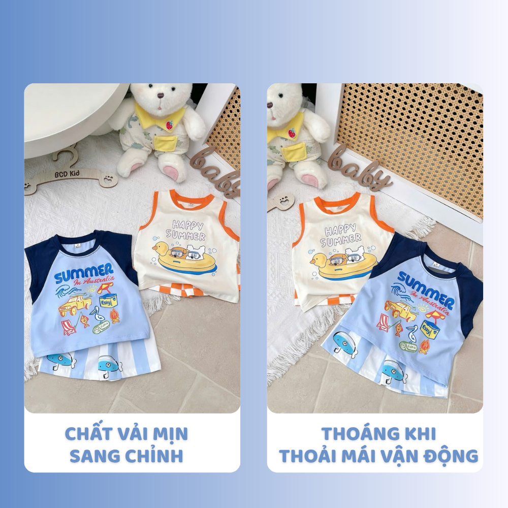 [À ƠI SHOP] D64- set 2 bộ ba lỗ summer- a100.382