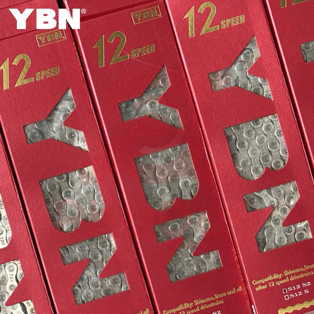 Sên Xích Xe Đạp 12 Tốc Độ YBN S12  116L/126L Đài Loan Kèm Khoá Sên