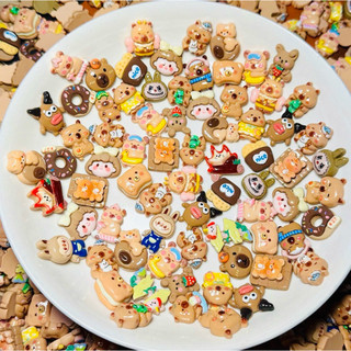 Combo 20 Túi Mù (Tự Xé) Capybara, Charm Slime Đồ Handmade, DIY, Trang Trí Tiểu Cảnh