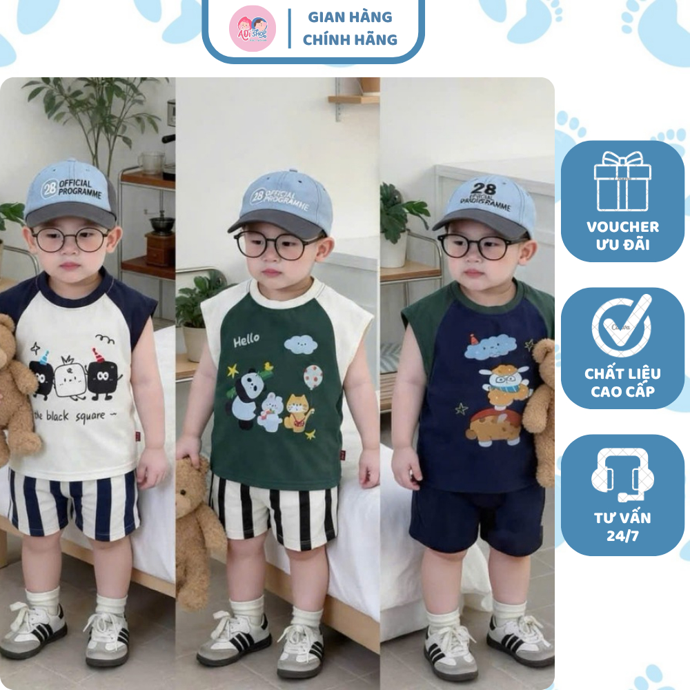 [À ƠI SHOP] D76- set 3 bộ tay hến gấu trúc hello - a100.389