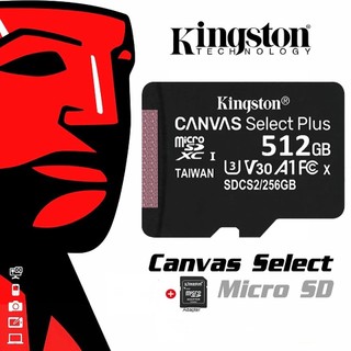 Thẻ nhớ Kingston Micro SD UHS-I Class 10 tốc độ đọc lên đến 100MB/s 512GB 256GB 128GB 64GB 32GB