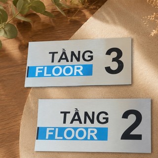 Bảng Alu Số Tầng -  Biển Chỉ Dẫn Số Tầng Trong Tòa Nhà - Nhận Thiết kế nội dung theo yêu cầu