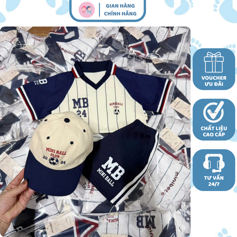 [À ƠI SHOP] D78- bộ polo cổ tim mb kèm mũ- a117.1819