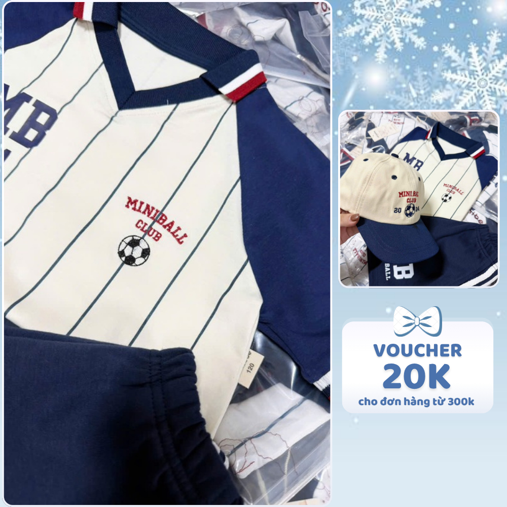 [À ƠI SHOP] D78- bộ polo cổ tim mb kèm mũ- a117.1819