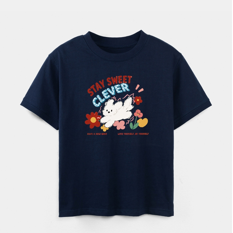 Áo Thun Baby Tee STAY SWEET Cao Cấp Phông Nam Nữ Unisex Đơn Giản Cotton Local Brand | MI MIDORI