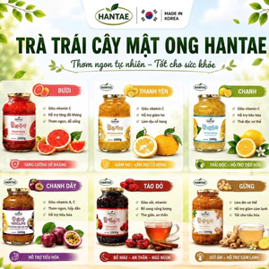 Trà ( Mứt) trái cây Mật ong Hantae