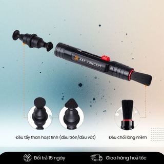 Bút Vệ Sinh Lens Máy Ảnh 2 Trong 1 Kèm Chổi Lau – Phụ Kiện Làm Sạch Cho Máy Ảnh, Ống Kính, Máy Quay