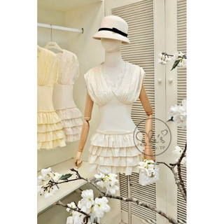 Váy Thô Boil Ren Ngực Xoè Tầng Chuẩn She’s