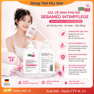 Dung dịch vệ sinh phụ nữ SEBAMED pH3.8 200ml làm sạch nhẹ nhàng an toàn chính hãng - Hàng nội địa Đức