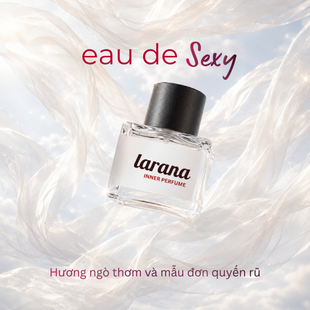 [Larana] Nước hoa chăm sóc vùng kín phụ nữ, thơm sexy ngọt ngào quyến rũ khử mùi tốt dung tích 5ml