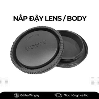 Nắp Đậy Lens Ngàm E Cho Sony – Nắp Bảo Vệ Đuôi Ống Kính E-Mount Chống Bụi, Chống Ẩm