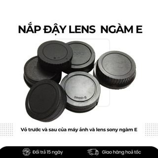 Nắp Đậy Lens Ngàm E Cho Sony – Nắp Bảo Vệ Đuôi Ống Kính E-Mount Chống Bụi, Chống Ẩm