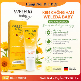 Kem chống hăm Weleda Đức hữu cơ CAO CẤP (chuẩn Đức) Organic BIO -Nội địa Đức Đủ Bill