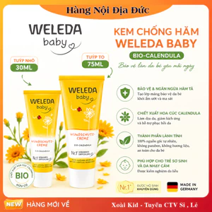 Kem chống hăm Weleda Đức hữu cơ CAO CẤP (chuẩn Đức) Organic BIO -Nội địa Đức Đủ Bill