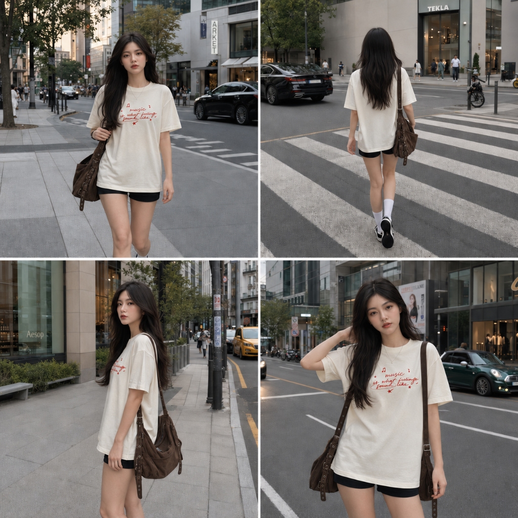 Áo Thun Form Rộng MUSIC Cao Cấp Nam Nữ Unisex Cotton Mặc Hằng Ngày Đi Chơi Hè | MI MIDORI