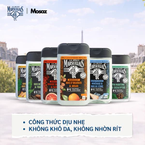 Sữa Tắm Nam 4 in 1 92% Thiên Nhiên Le Petit Marseillais Nhiều Mùi Hương 250ml