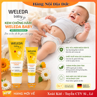 Kem chống hăm, kem dưỡng da Weleda Đức hữu cơ CAO CẤP (chuẩn Đức) Organic BIO -Nội địa Đức Đủ Bill