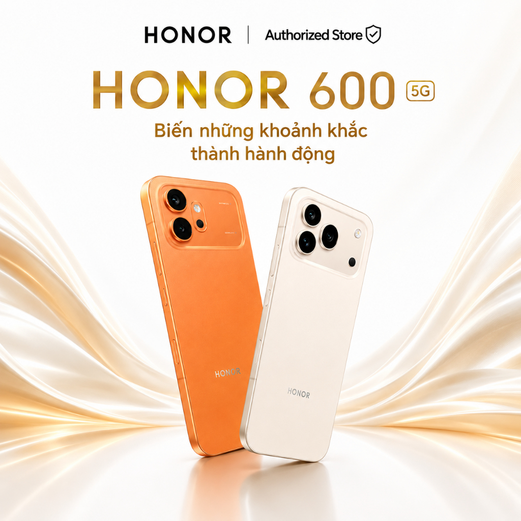 Điện thoại thông minh HONOR 600 5G 8/256GB - Màn hình Amoled 6.57" - Bảo hành chính hãng 18 tháng | BigBuy360 - bigbuy360.vn