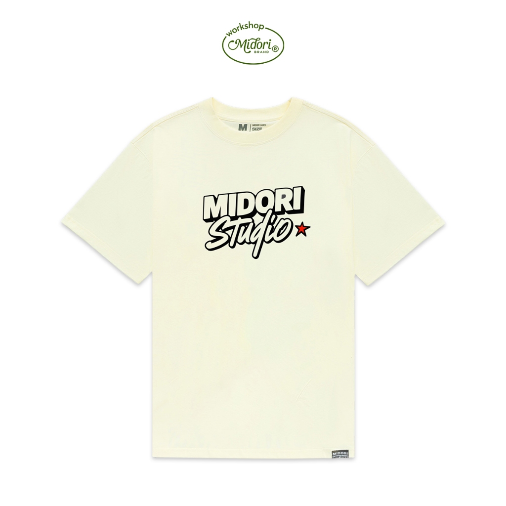 Áo Thun Unisex MI STAR Form Rộng Nam Nữ Thoải Mái Mặc Đi Học Chơi Du Lịch | MI MIDORI