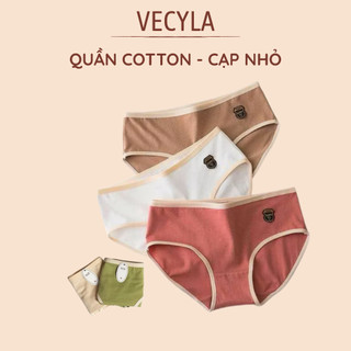 Quần lót cute nữ cotton trơn kháng khuẩn Happy Girl Q 100 BC_CHIC LINGERIE