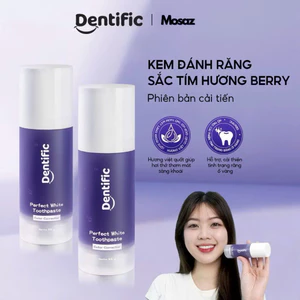 Kem đánh răng Dentific Hỗ trợ cải thiện tình trạng răng ố vàng，khoẻ men răng và sạch sâu 65g trắng răng