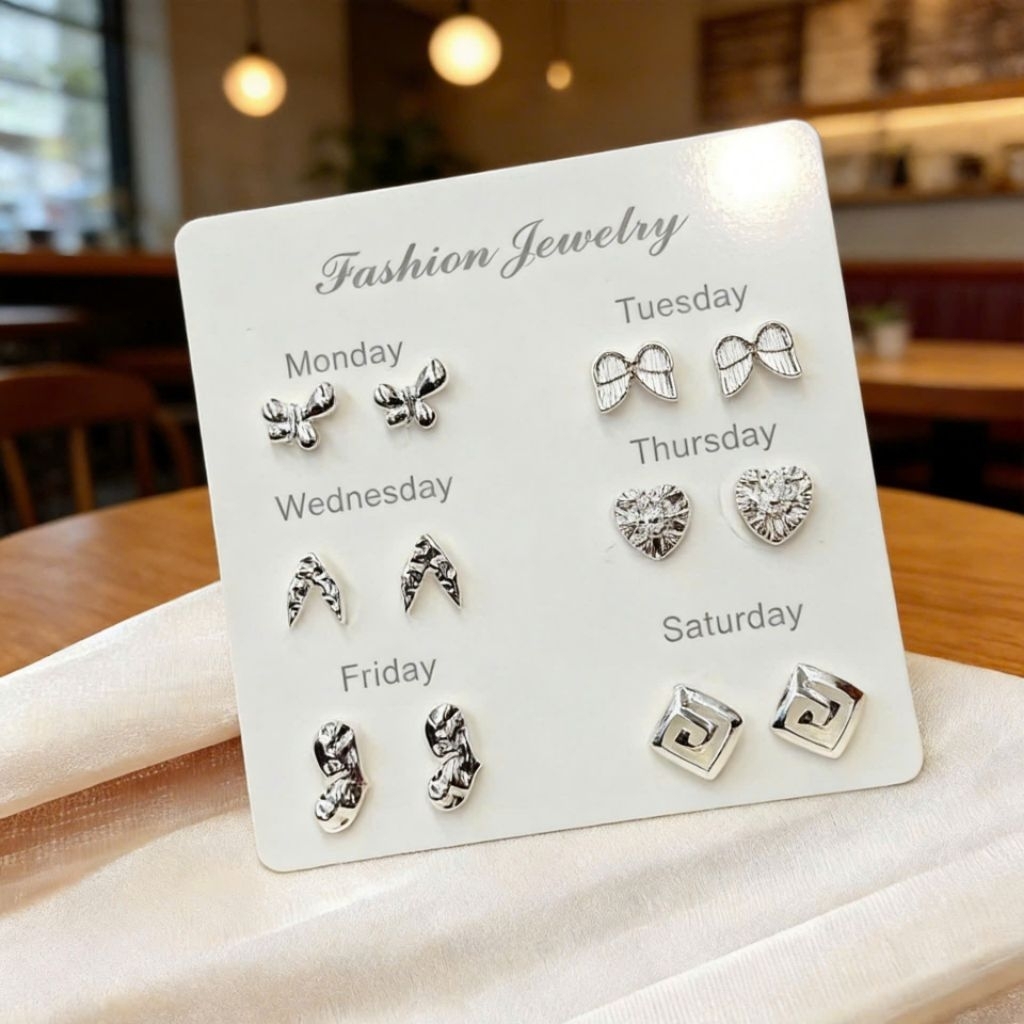 6 Bộ khuyên tai phong cách hàn quốc đơn giản dễ phối đồ