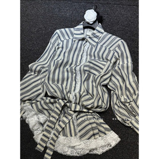 Váy Jum Sọc Thiết Kế Nẹp Bèo Ren Cao Cấp, Jumpsuit Tay Dài Vintage Kèm Quần Bảo Hộ Thời Trang Nữ