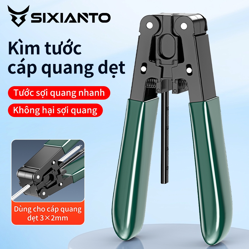 Kìm tuốt vỏ cáp quang – phiên bản lạnh có thang đo, bóc vỏ không làm đứt lõi/cap lõi – dụng cụ FTTH chính xác cao