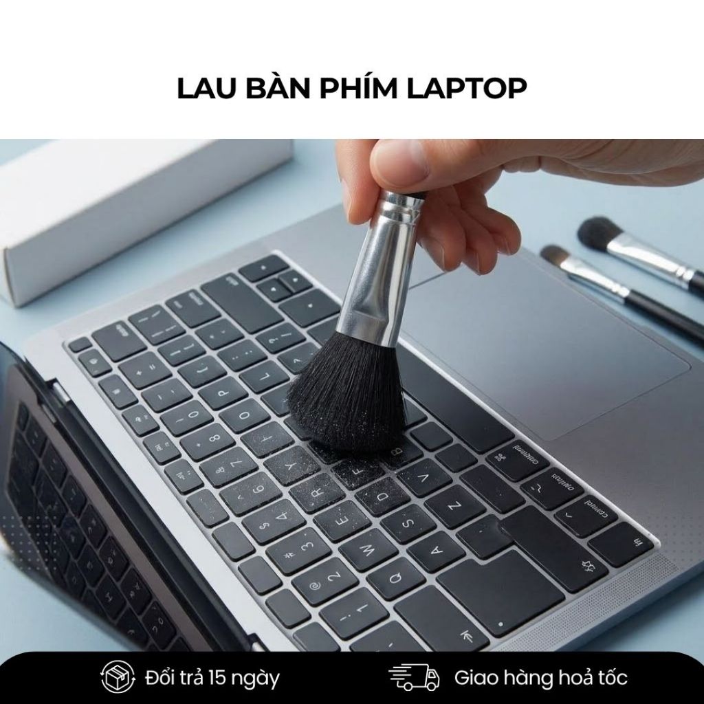 Chổi Cọ Vệ Sinh Laptop Quét Bụi Điện Tử Lông Mịn Chống Xước Làm Sạch Màn Hình Bàn Phím Hiệu Quả