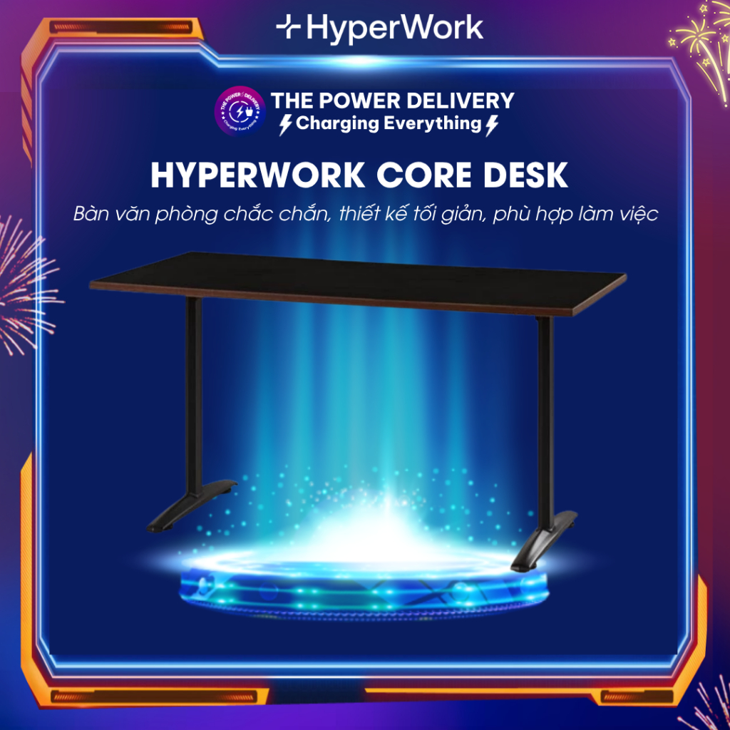 Bàn văn phòng HyperWork Core Desk (Hàng chính hãng)