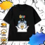 （24H SHIP）Áo thun dạo phố-tay ngắn dáng rộng-in hoạt hình Việt Nam-100% cotton-mềm mại thoải mái-thời trang-D588