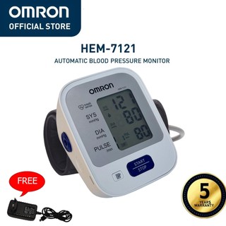 Máy Đo Huyết Áp  HEM-7121|Chức Năng Mới Phát Hiện Nhịp Tim Bất Thường, Kết Quả Chính Xác-Bảo Hành 5 Năm