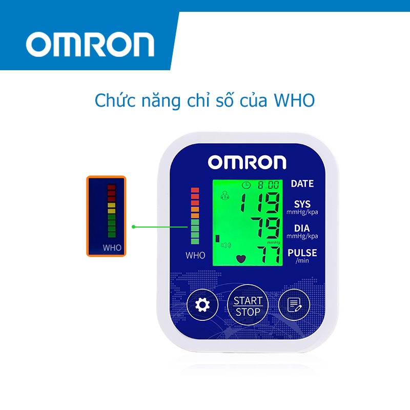 Máy Đo Huyết Áp Bắp Tay HEM-8718 | Chức Năng Mới Phát Hiện Nhịp Tim Bất Thường - Bảo Hành Chính Hãng 5 Năm