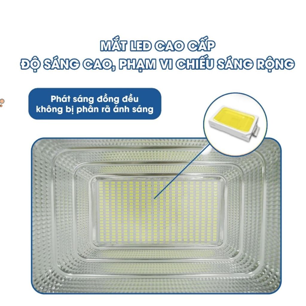 Đèn Pha LED Năng Lượng Mặt Trời Công Suất 800W| Đèn Pha Năng Lượng Tấm Pin Mono Cỡ Lớn Bảo Hành 5 Năm