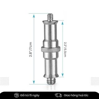 Ốc Chân Đèn Studio Gắn Đèn Máy Ảnh Spigot 1/4 – 3/8 Gắn Đèn LED Flash Tripod