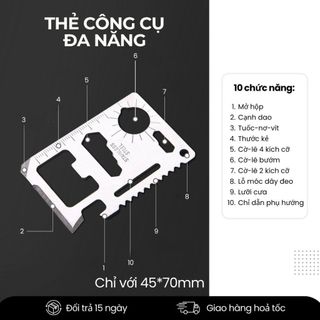 Thẻ Đa Năng lắp Plate máy ảnh bỏ ví 10 Trong 1 – Phụ Kiện Hỗ Trợ Quay Chụp Ảnh, Unbox khui hộp sản phẩm