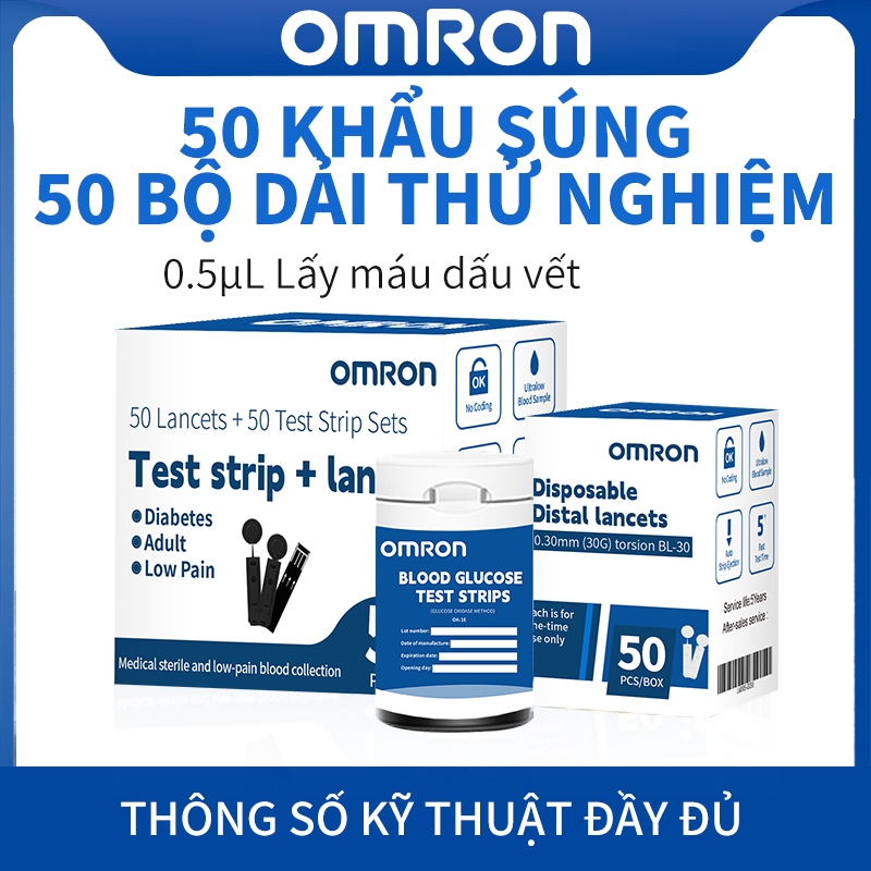 Que Thử Đường Huyết Hộp 50 Que Safe Accu Tặng Kèm 50 Kim