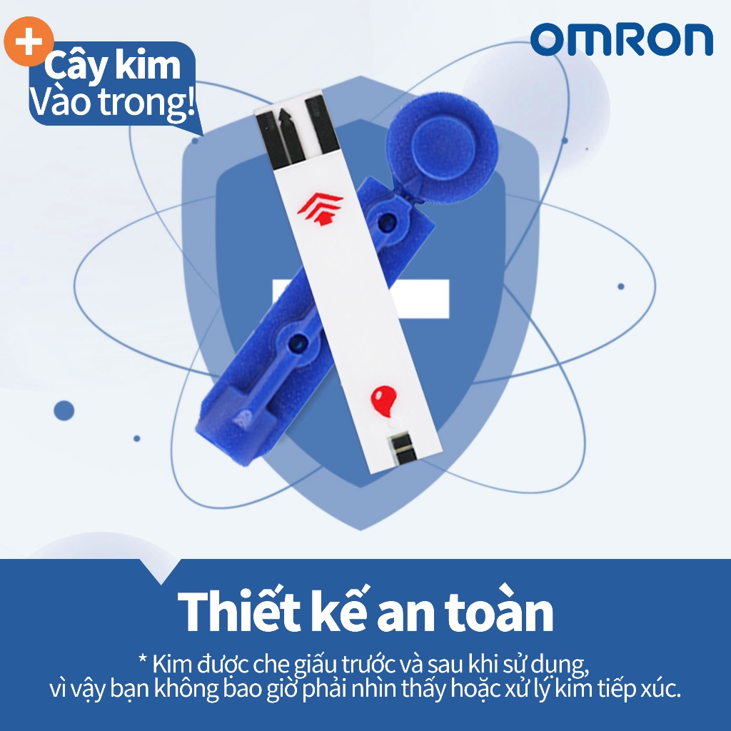 Que Thử Đường Huyết Hộp 50 Que Safe Accu Tặng Kèm 50 Kim