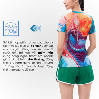 Áo Thể Thao Nữ Velosar RTS-20061 Đa Năng Thoải Mái, Thấm Hút, Nhanh Khô